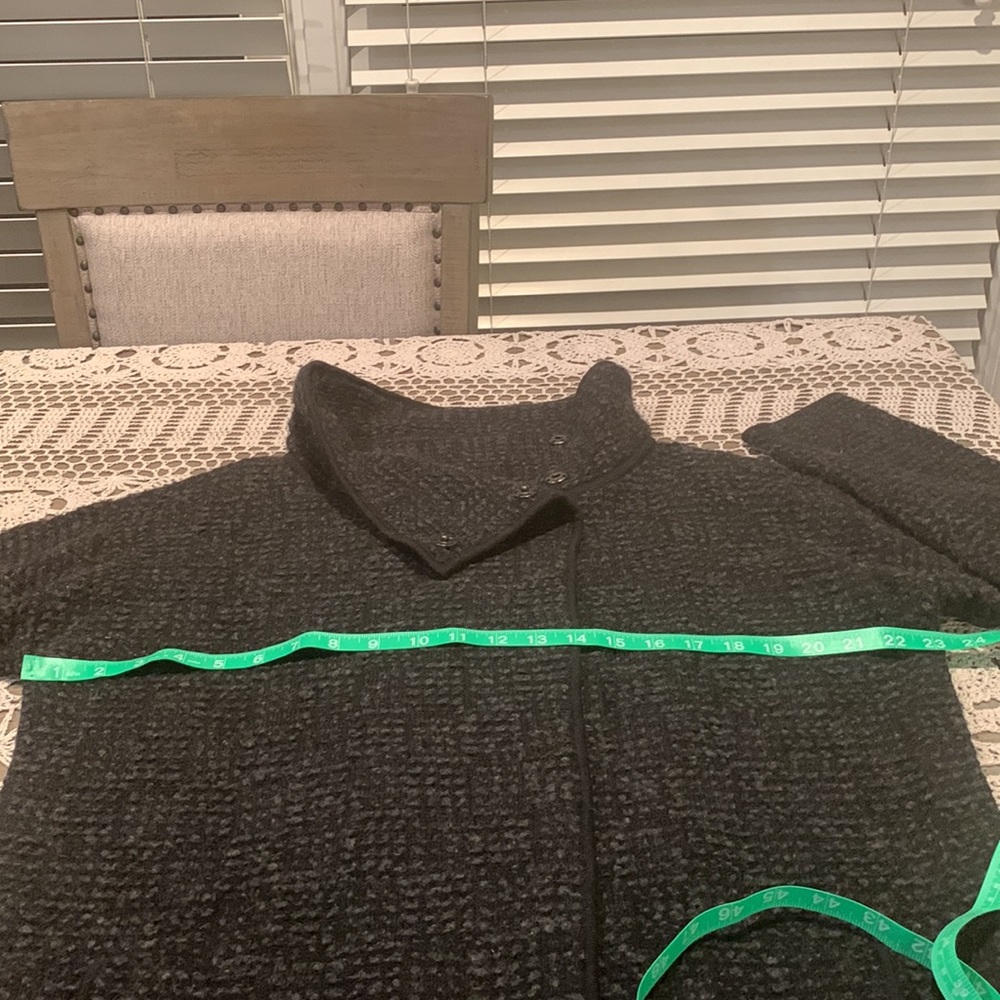 NWT EILEEN FISHER HI COLLAR WOOL/ALPACA JACKET SIZE L - Picture 11 of 13
